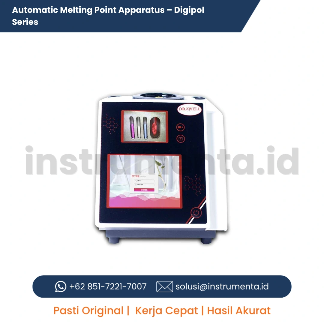 Distributor Resmi Automatic Melting Point Apparatus – Digipol Series Bergaransi